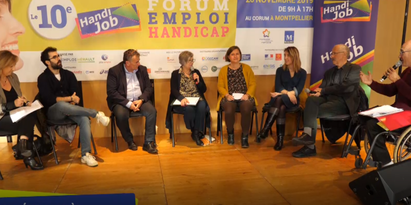 Handi'Job, handijob, forum, emploi, handicap, conférence, handicap invisible, cap emploi Hérault, salon, montpellier, 2019